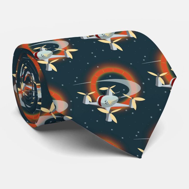Corbata Carreras de drones (Enrollado)