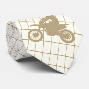 Corbata Carreras del motocrós de la motocicleta en la