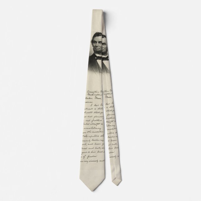 Corbata Carta de Lincoln (Anverso)