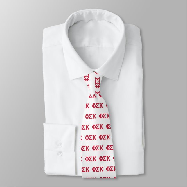 Corbata Cartas de Phi Sigma Kappa (Atado)