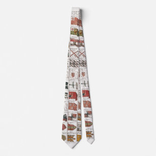 Corbata Cartel de Banderas Náuticas Antiguas del Mundo