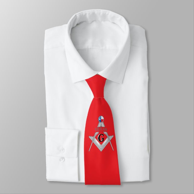 Corbata Casa de masonería del estado de Texas (Atado)