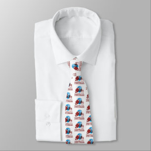 Corbata Casco de fútbol y pelota