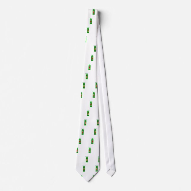 Corbata Casilla telefónica de Londres "en verde" (Anverso)