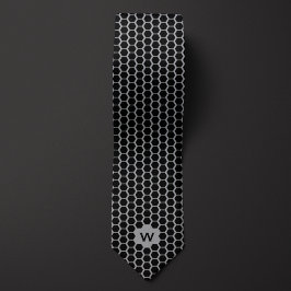 Corbata Casual de Honeycomb negro