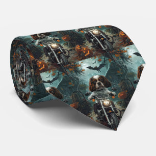 Corbata Cavalier King Charles Spaniel Halloween Espeluznan
