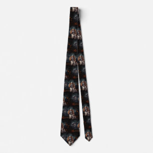 Corbata Cavalier King Charles Spaniel Halloween Scary