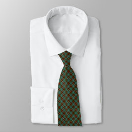 Corbata Caza de clanes Fraser Tartán Brown y Green Plaid