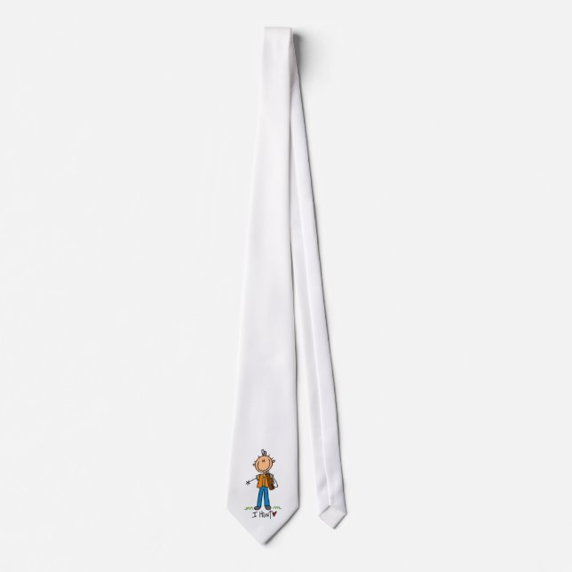Corbata Cazador de Figuras de Palitos (Anverso)