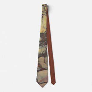 Corbata Cazador de Rocas con Piedra Preciosa Marmolada Ama