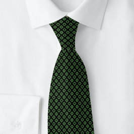 Corbata Cazador Verde Tiny Starburst
