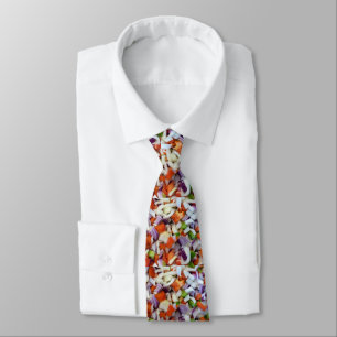 Corbata Cebollas y pimientos morrones
