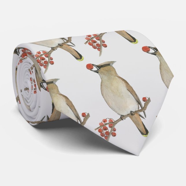Corbata Cedar Waxwing (Enrollado)