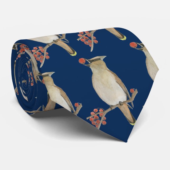 Corbata Cedar Waxwing (Enrollado)