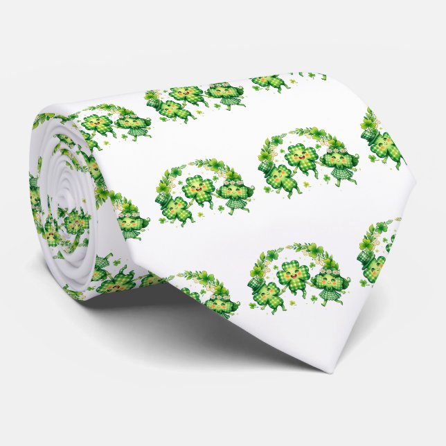 Corbata Celebrar el Día de San Patricio (Enrollado)