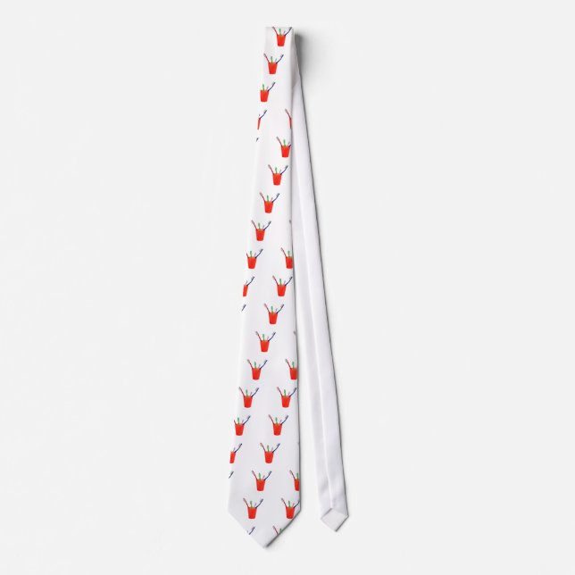 Corbata Cepillos de dientes y taza (Anverso)