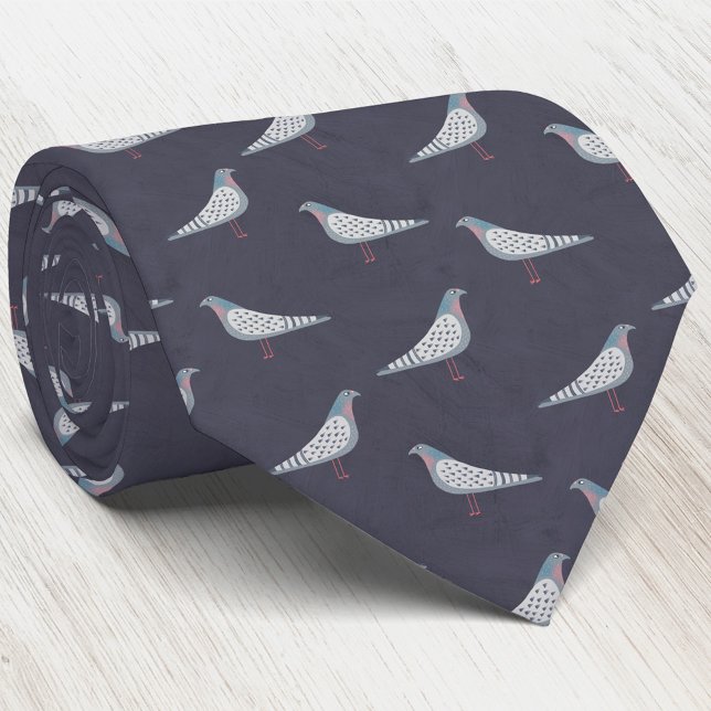 Corbata Cerdo (Pigeon bird tie)