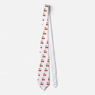 Corbata Cerezas rojas