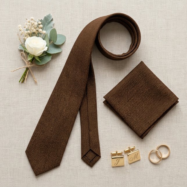 Corbata Cesta tejida de espresso (Subido por el creador)