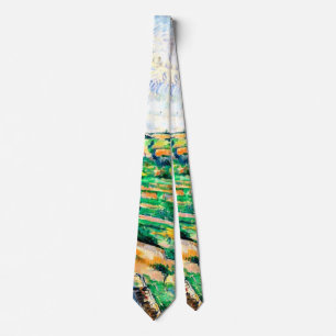 Corbata Cezanne - Campo en Auvers-Sur-Oise