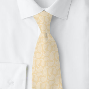 Corbata Champagne Paisley