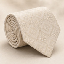 Champán Crema Diamante Damasco Jacquard Real