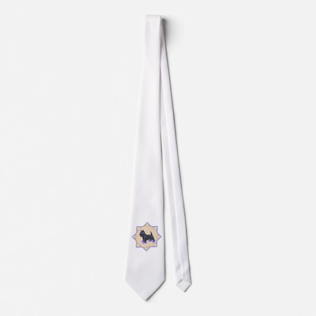 Corbata Chanclas Moradas (Anverso)