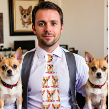 Charla de cachorro - Personalizable Chihuahua Tie