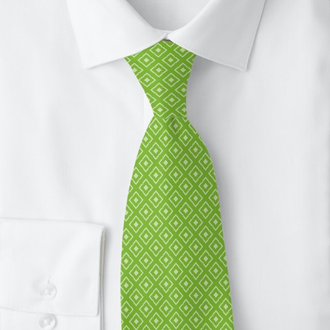 Corbata Chartreuse Diamante Rendido (Subido por el creador)