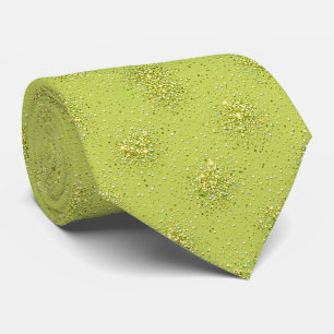 Corbata Chartreuse Glitter Faux Seda Atrevido Caballero