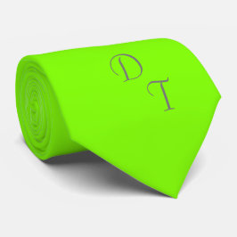 Corbata Chartreuse green - monogramado