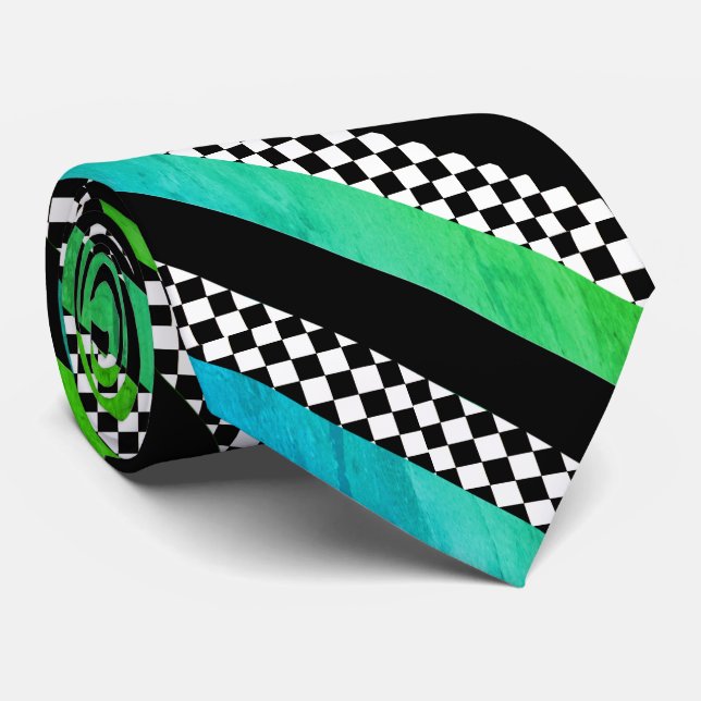 CORBATA CHECK-STRIPE (Enrollado)