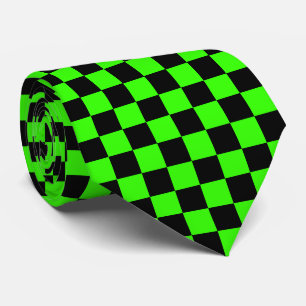 Corbata checkered.