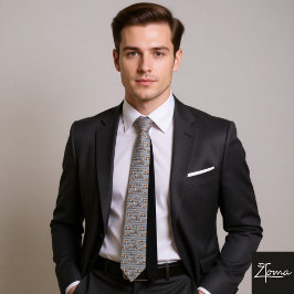 Corbata Cheeky Monkey Pattern