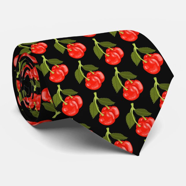 Corbata Cherries (Enrollado)