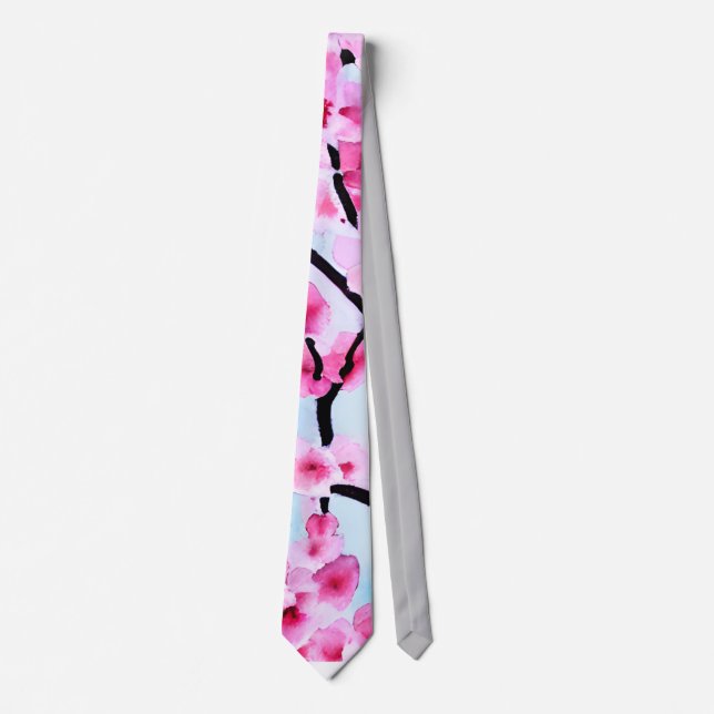 Corbata Cherry Blossom Tie (Anverso)