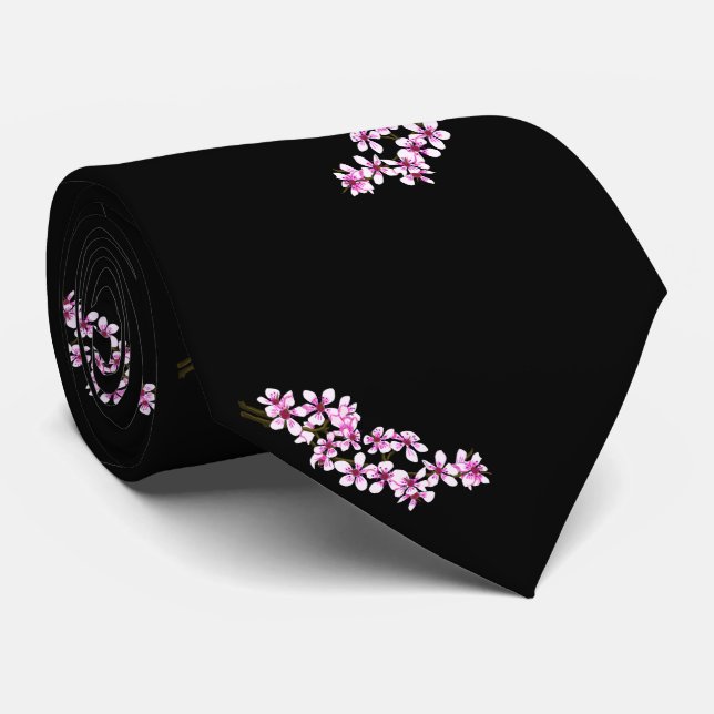 Corbata Cherry flowers (Enrollado)