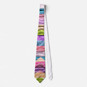 Corbata Chevron de moda pintada