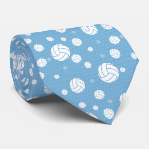 Corbata Chevron de voleibol azul en polvo