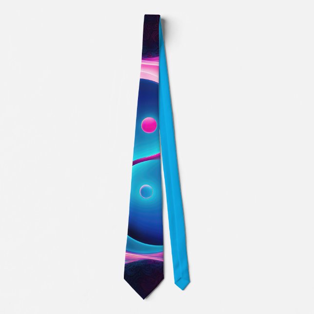 Corbata Chi Fusion: Energías vibrantes de Yin Yang (Anverso)