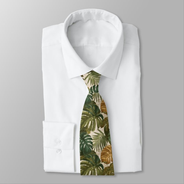 Corbata Chic Dads Fathers Day Gifts Tropical Flower (Atado)