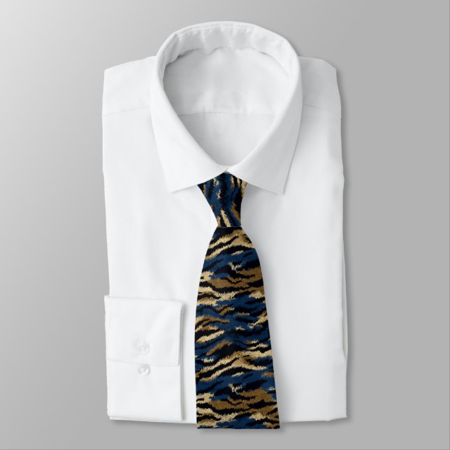 Corbata Chic Men Gifts Tiger Skin (Atado)