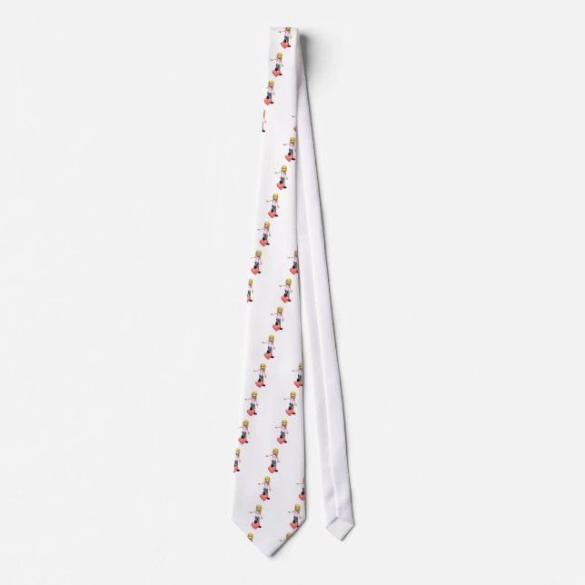 Corbata chica pisoteando corazón (Anverso)
