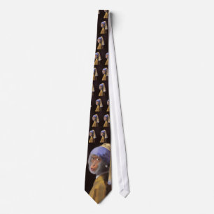 Corbata Chimpancé Con La Perla