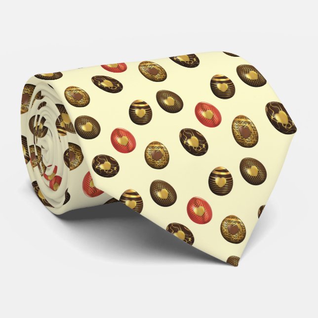 Corbata Chocolate Easter Eggs (Enrollado)