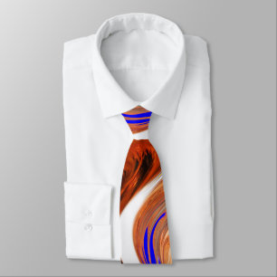 Corbata Chocolate y crema