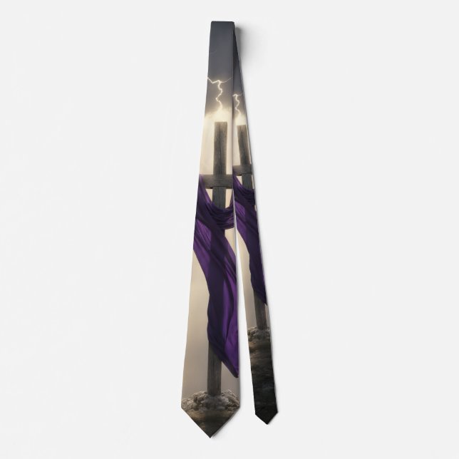 Corbata Christian Cross - Ressurection Necktie (Anverso)