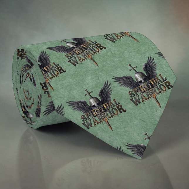 Corbata Christian Spiritual Warrior Custom Necktie (Subido por el creador)