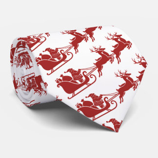 Corbata Christmas Santa Sleigh With Reindeer