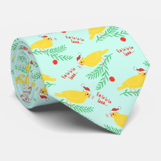 Corbata Christmas Singing Canary Pattern